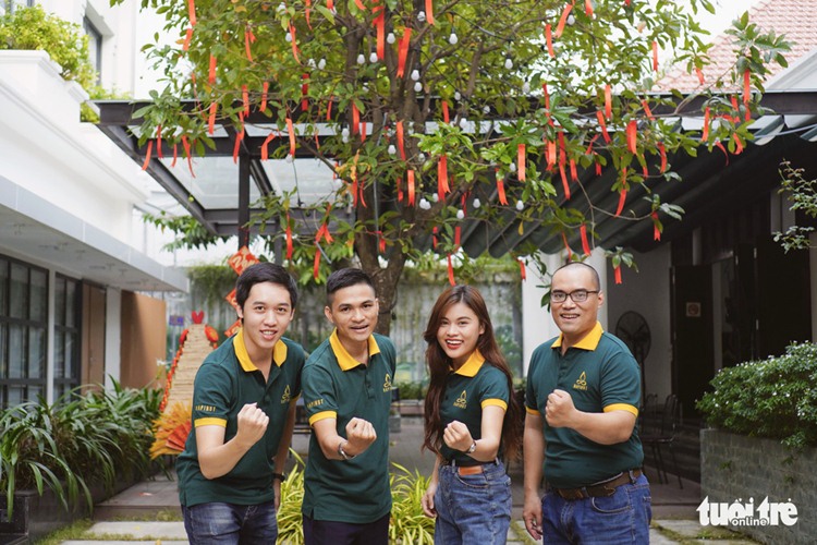 Nguyễn Kiều Bảo Hân và team Hapinut