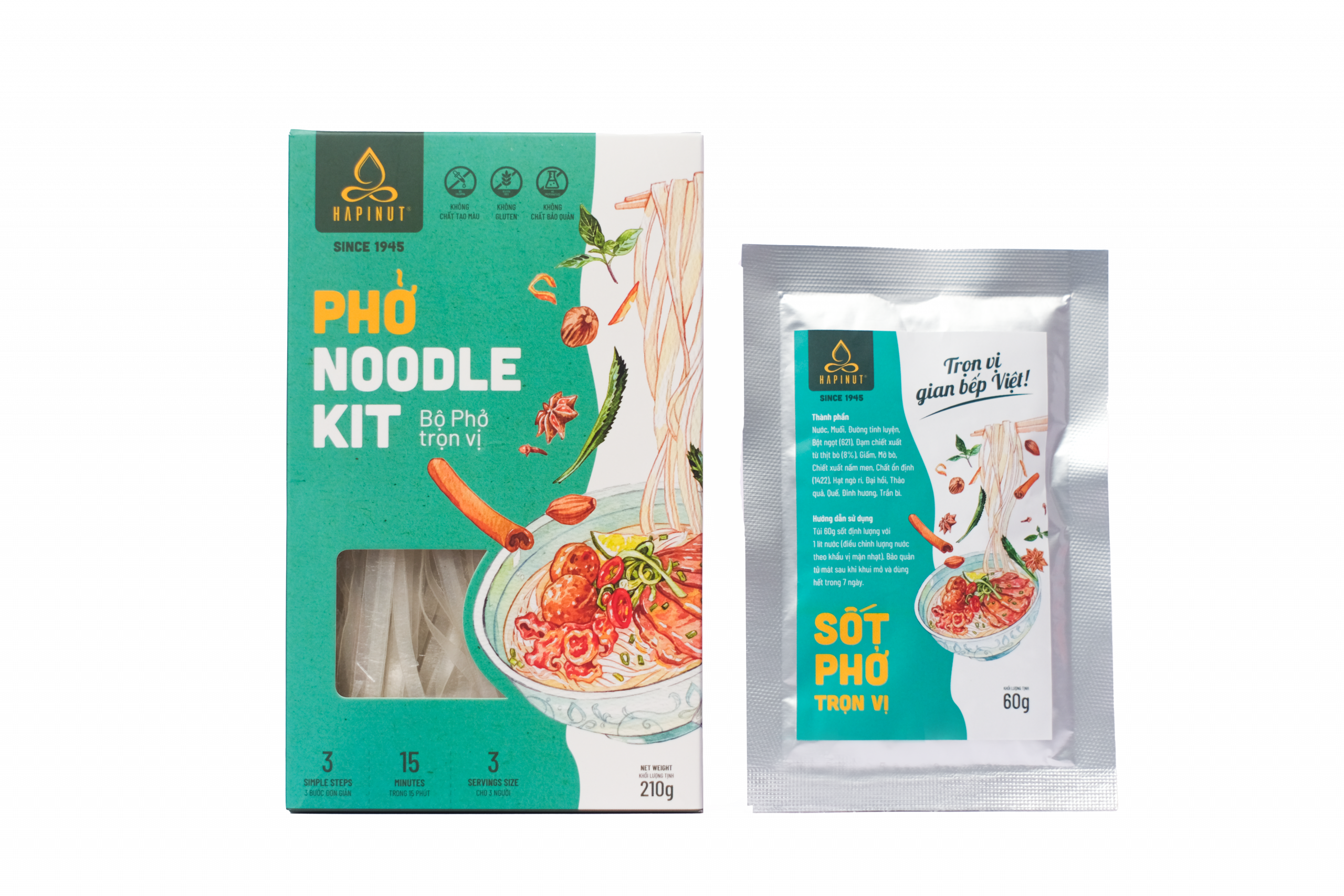 Bộ Phở trọn vị - Hapinut Noodle Kit - Ảnh 2