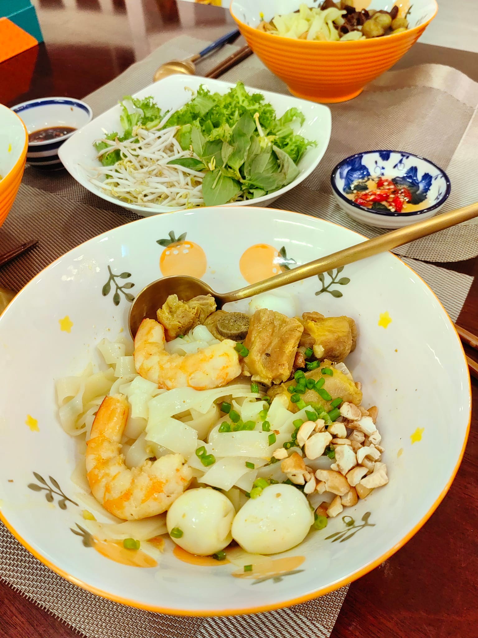 Mì Quảng Trắng Đại Lộc Sấy Khô HAPINUT 300g - Ảnh 2