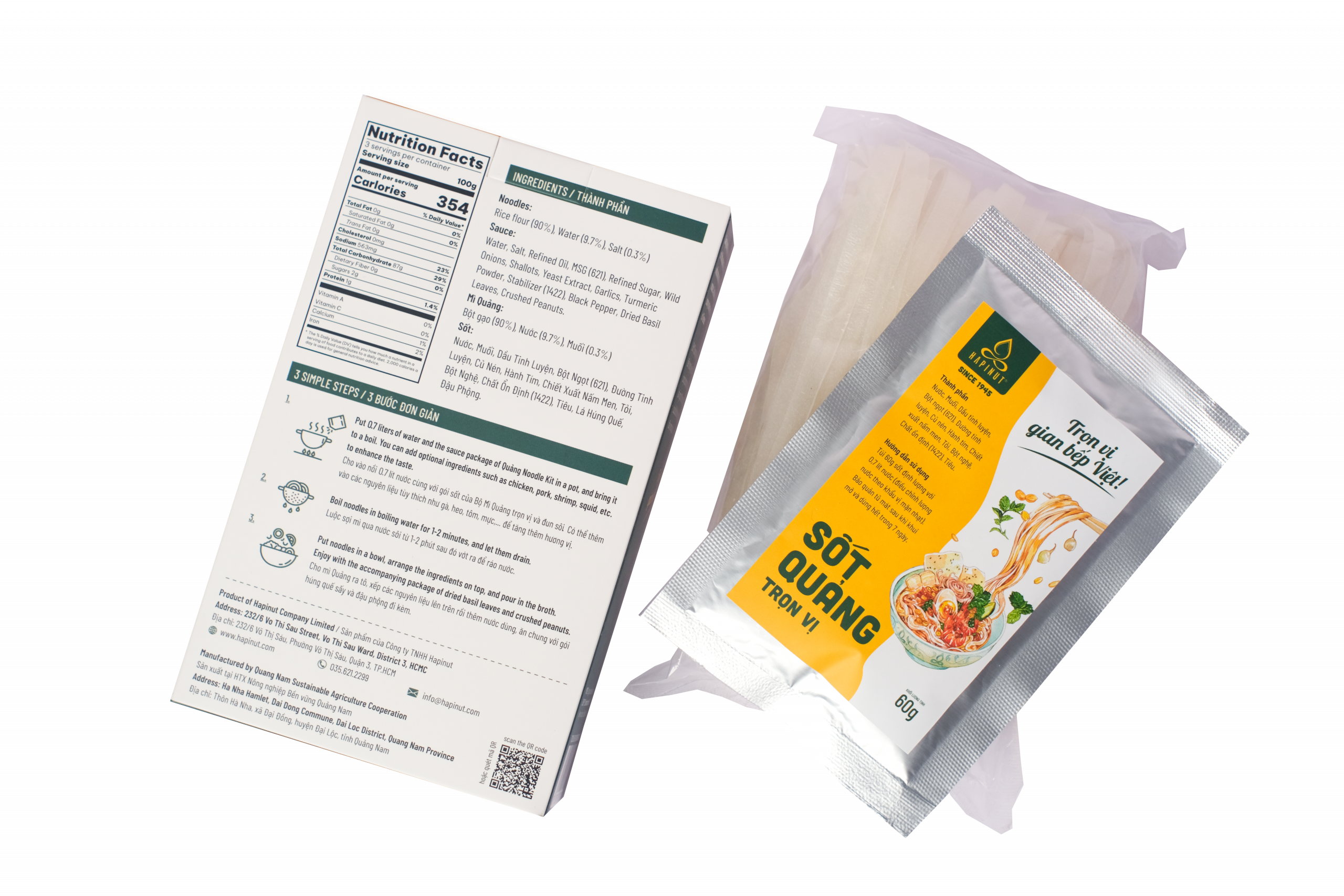 Bộ Mì Quảng trọn vị - Hapinut Noodle Kit - Ảnh 5