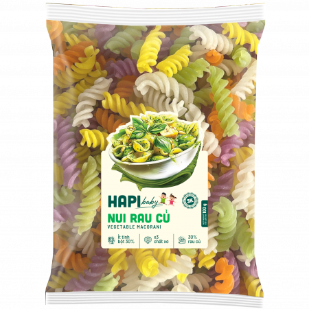 Nui rau củ xoắn HAPI BABY