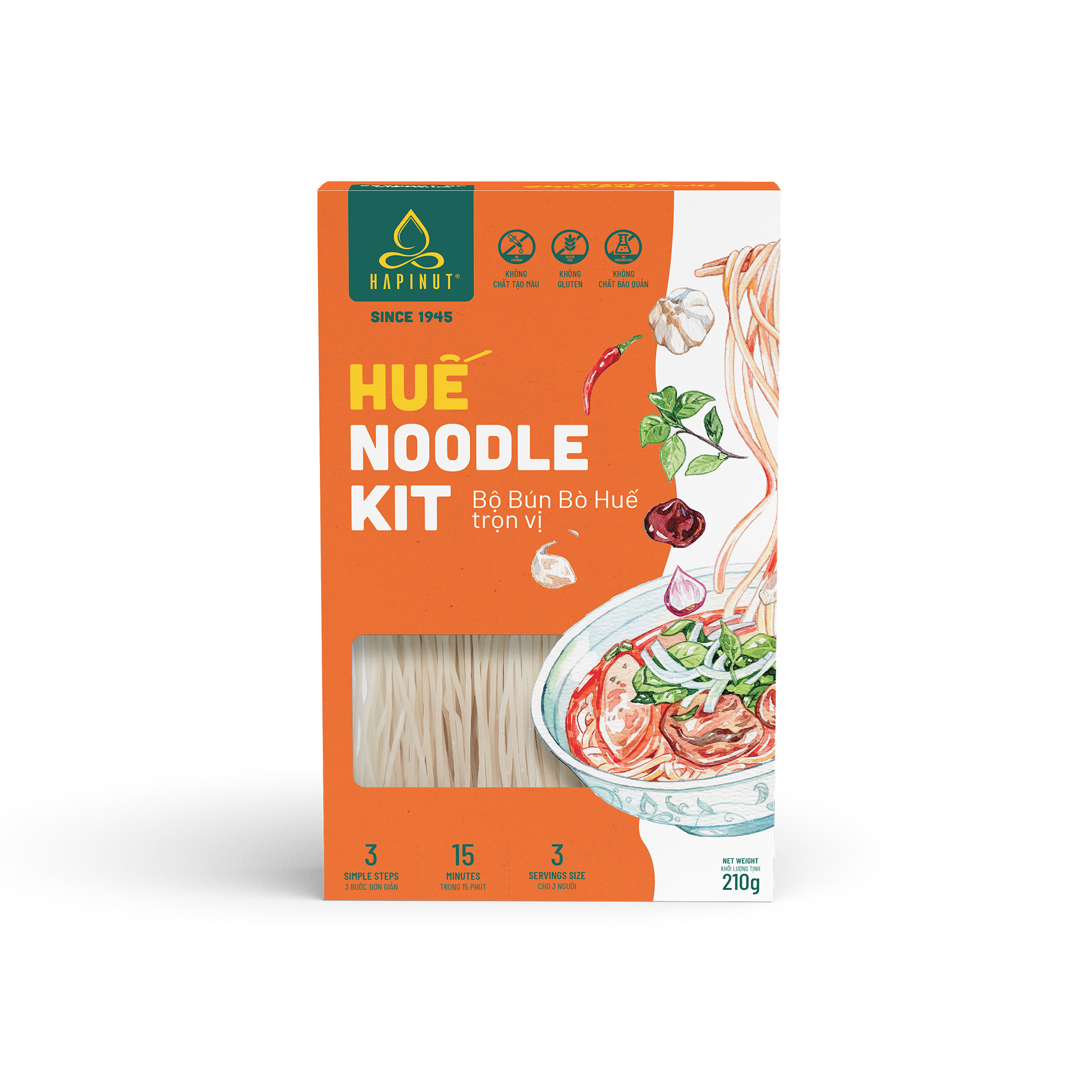 Bộ Bún Bò Huế trọn vị - Hapinut Noodle Kit