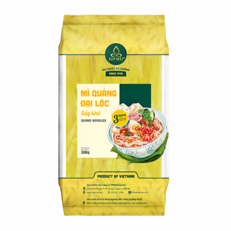 Mì Quảng Vàng Đại Lộc Sấy Khô HAPINUT 300g