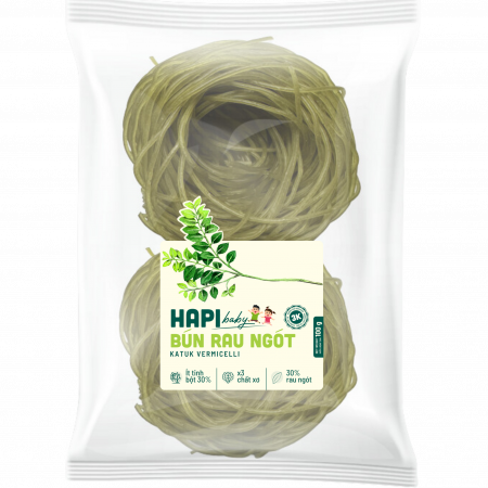 Bún Rau Ngót HAPI BABY - Ít tinh bột, X3 chất Xơ