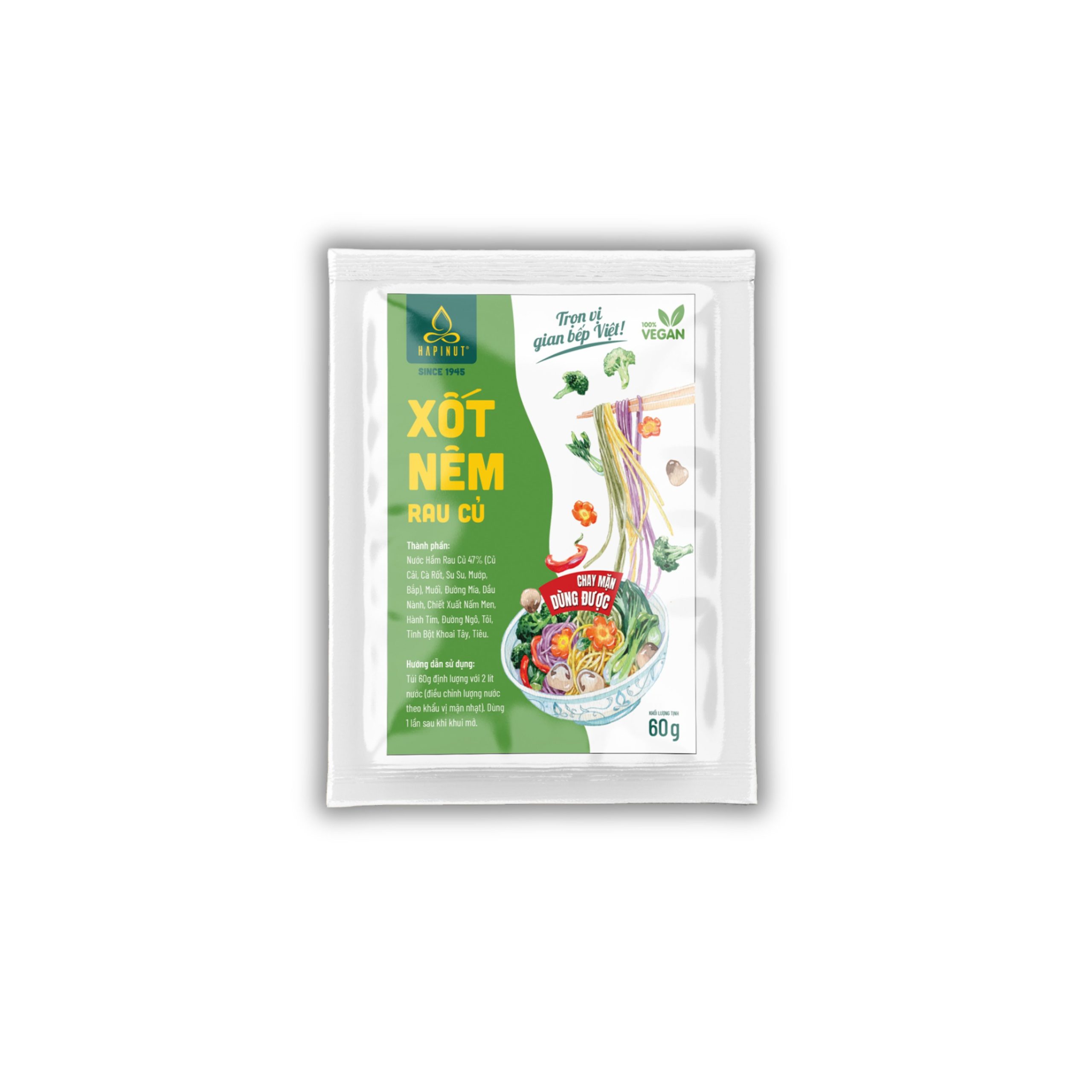 Xốt Nêm Healthy Cô Đặc Từ Rau Củ Tươi 60g